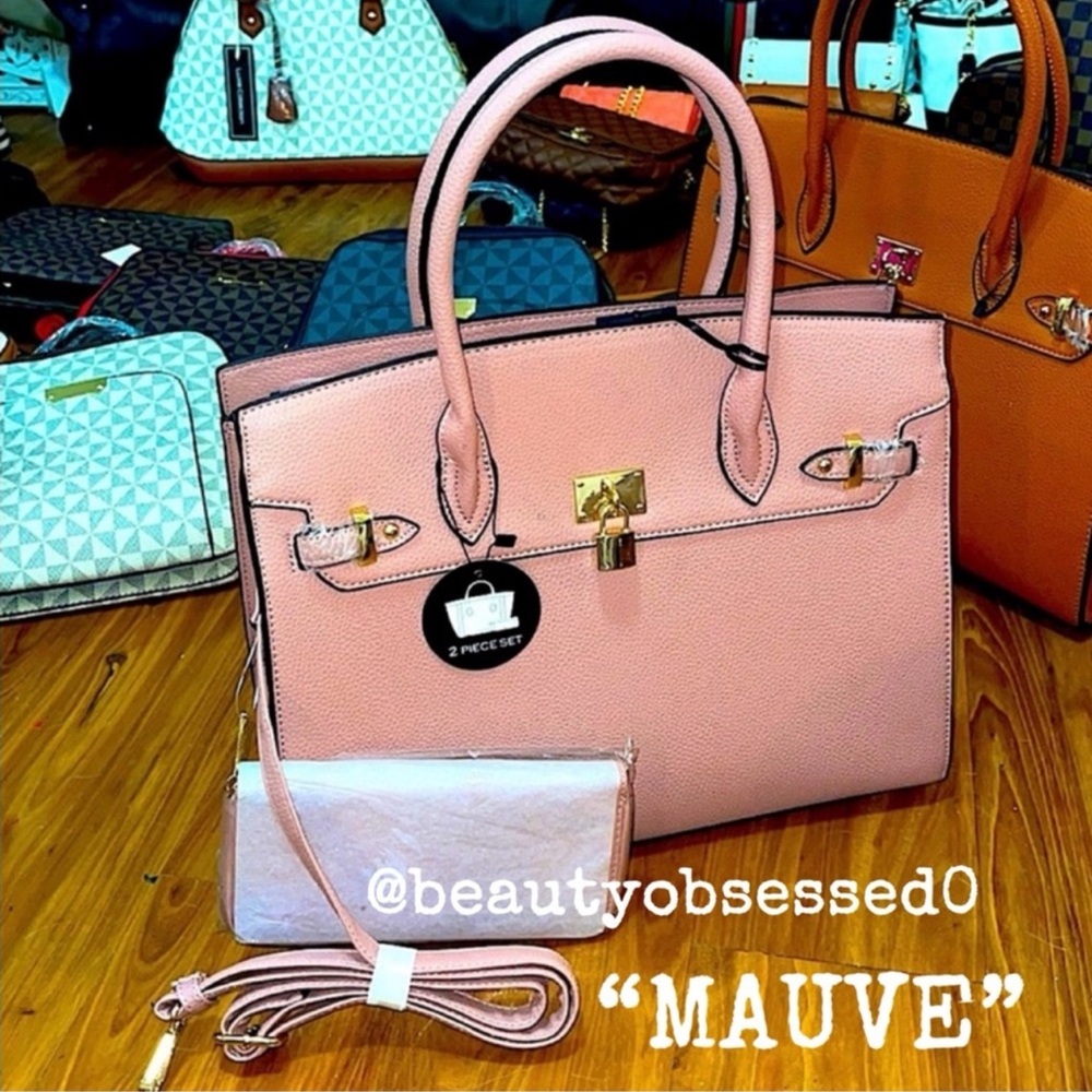 🆕🩷DELUXITY: MAUVE Bag + Wallet